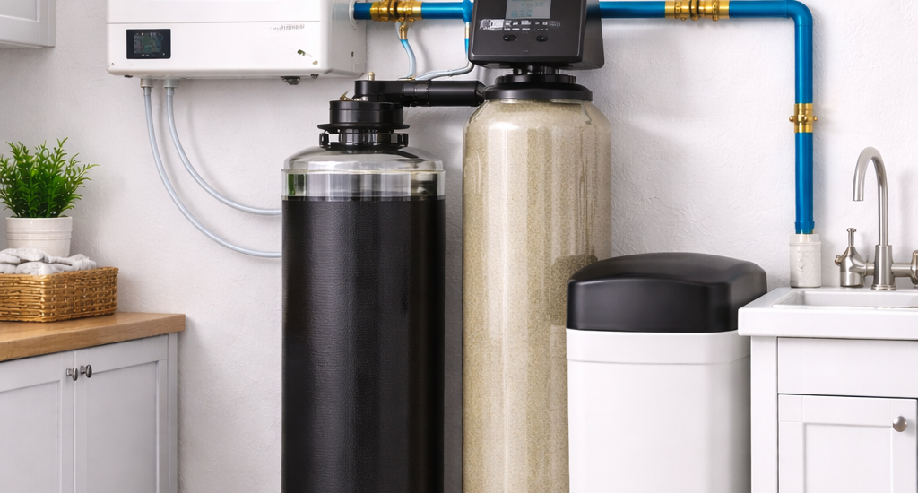 aeration water treatment system oxidizing sulfur and iron