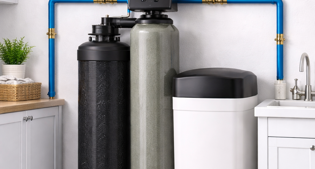 iron removal water filtration system for residential water treatment