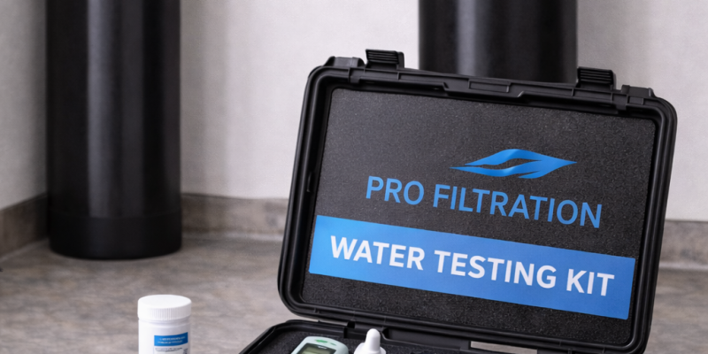 professional water quality testing for residential water treatment