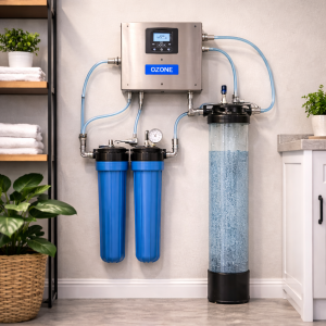 ozone water treatment oxidation system for residential water purification