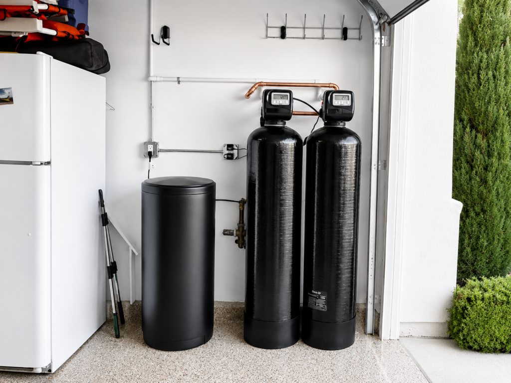 Whole house catalytic carbon filter and water softener installation in Mission Viejo CA
