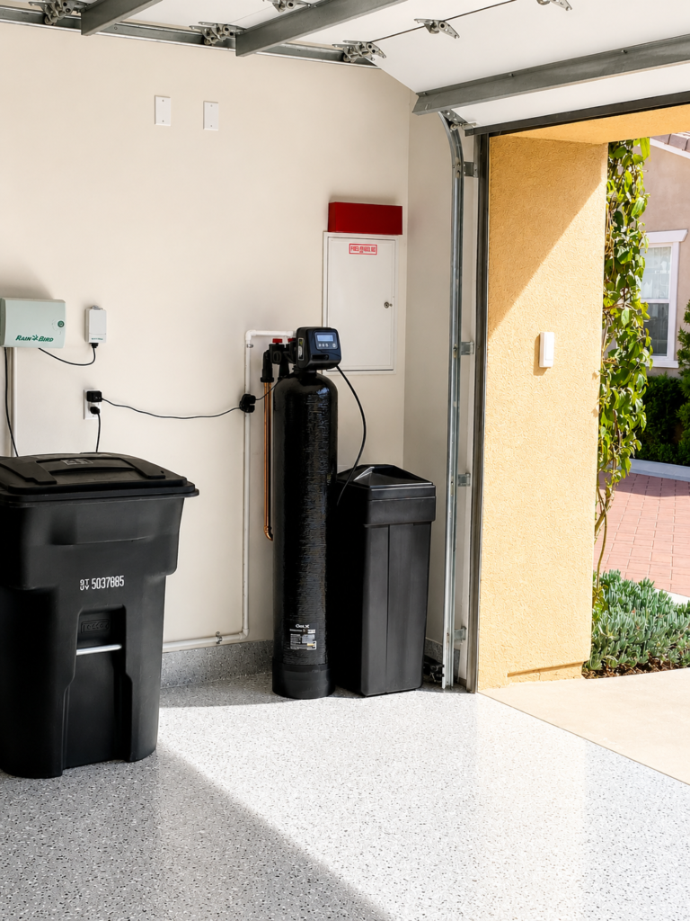 Clack water softener installation in Rancho Mission Viejo CA